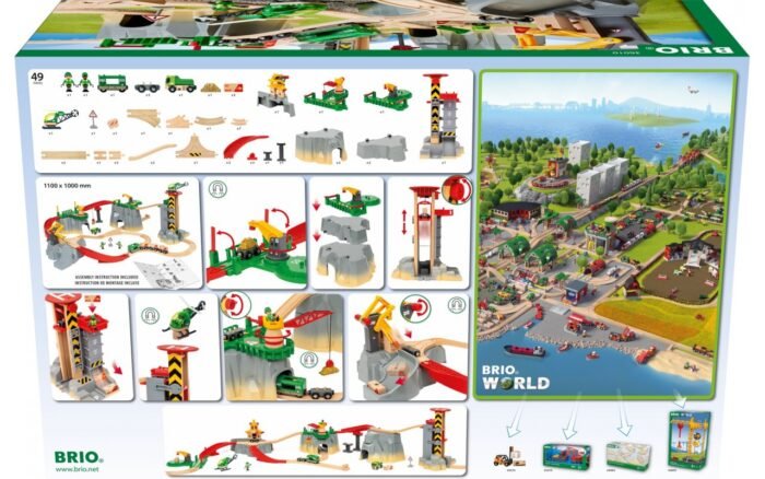 Дитяча залізниця BRIO Великий вантажний пункт на горі (36010) - Зображення 3