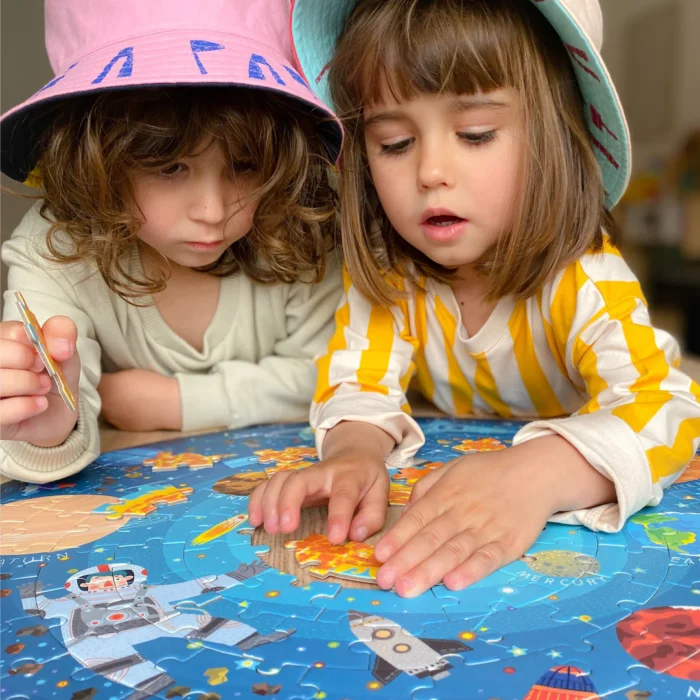 Круглый пазл Космическое путешествие - Зображення 4