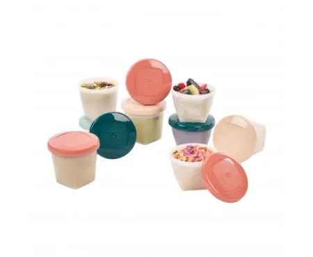 Набір контейнерів для їжі Babybols Kit 8x250ml + 8x180ml
