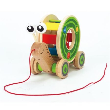 Дерев'яна каталка-сортер Hape Равлик (E0349) - Зображення 2