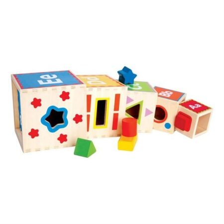 Дерев'яні кубики-пірамідка з сортером Hape (E0413) - Зображення 3