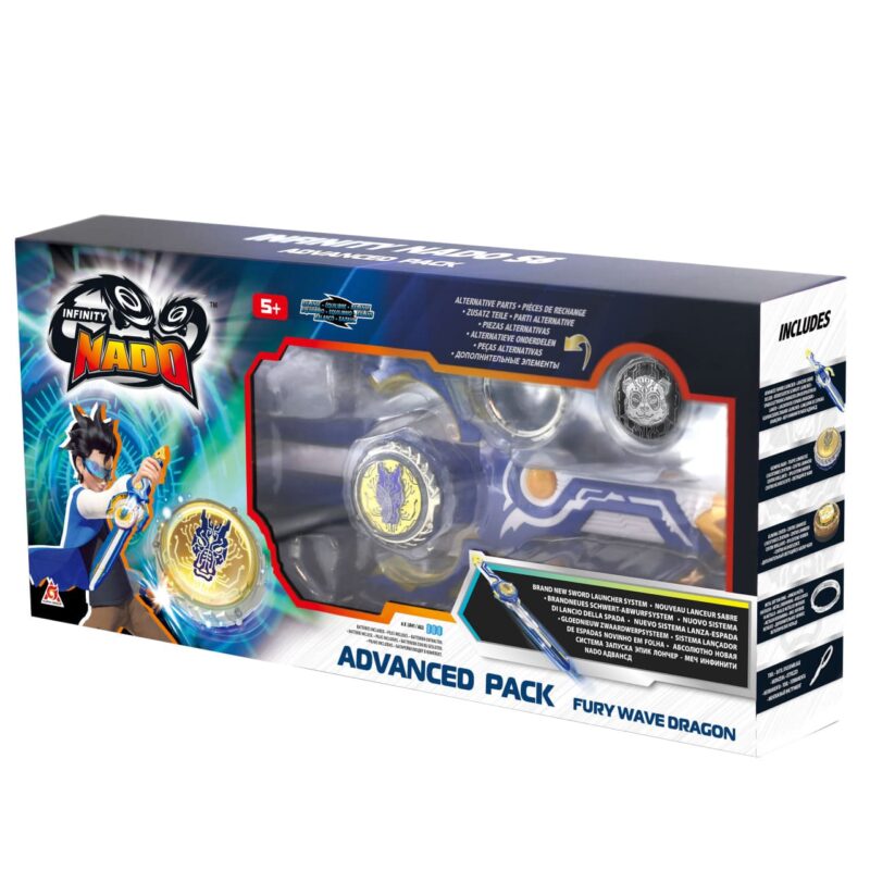 Дзиґа Infinity Nado VI серія Advanced Pack Fury Wave Dragon Лютий Дракон