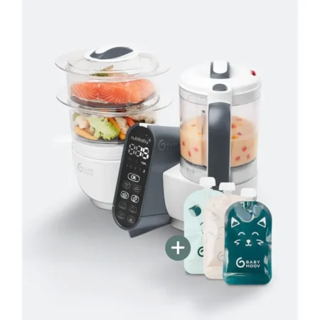 Блендер пароварка Nutribaby(+) white + 15 паучів для пюре - Зображення 3