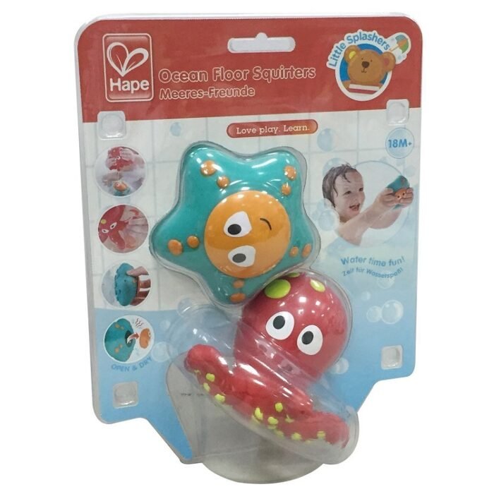 Набір іграшок для ванної та басейну Hape Восьминіг і морська зірка (E0213) - Зображення 1