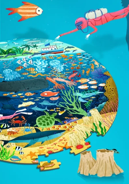 Круглый пазл Морской - Зображення 3