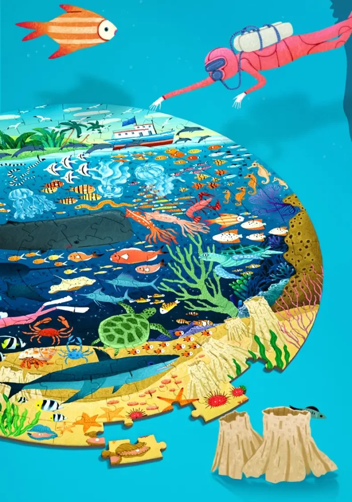 Круглый пазл Морской - Зображення 3
