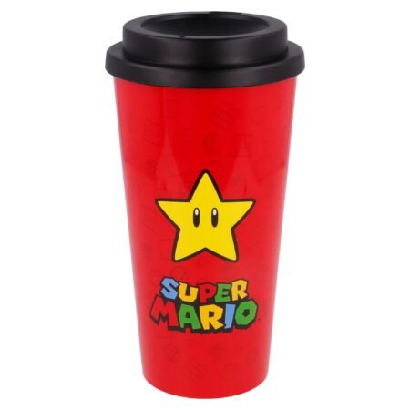 Кружка для кави з подвійними стінками Stor Coffee Tumbler 520 ML Super Mario