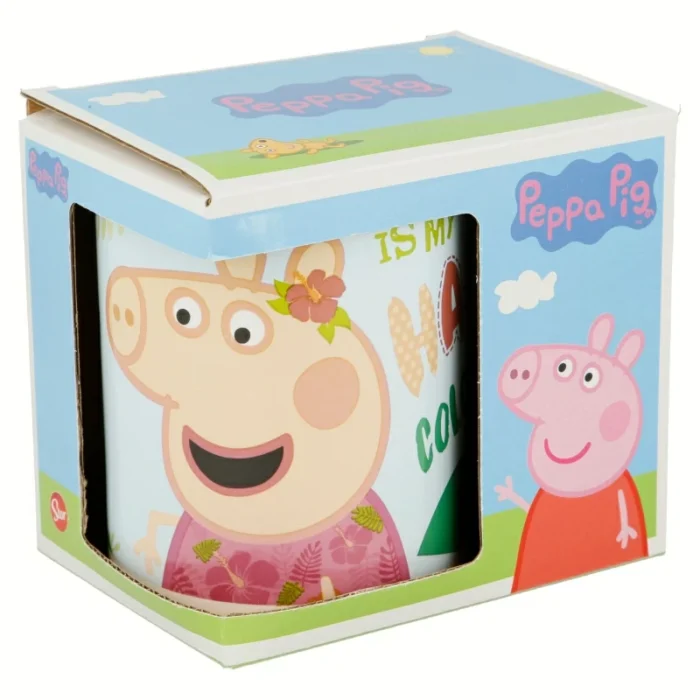 Кружка STOR CERAMIC MUG 11 OZ PEPPA PIG PINK FLAMINGO - Зображення 1