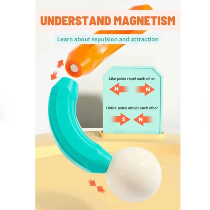 Магнітний конструктор Палички веселки, 60 деталей - Зображення 7