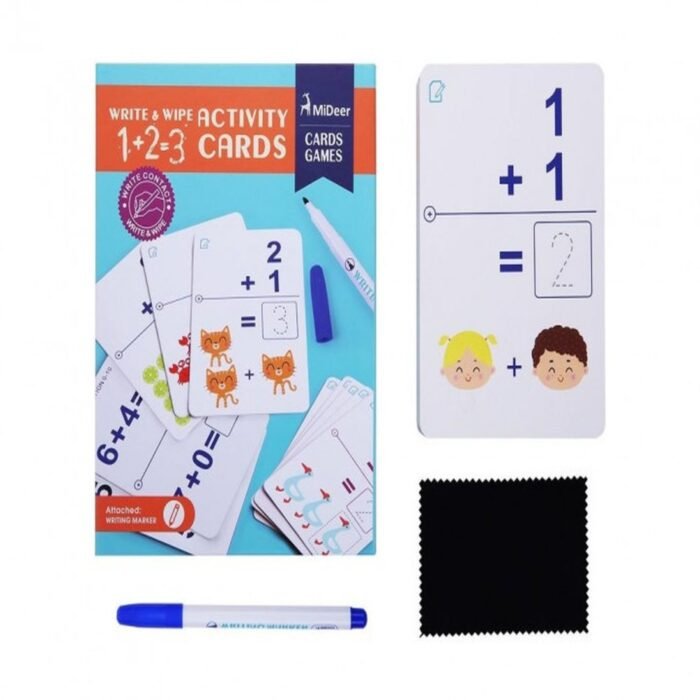 Набір іграшковий WIPE CARD 1+2=3 - Зображення 2