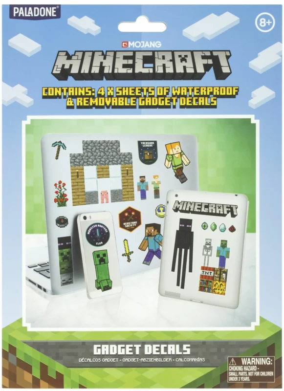 Набір наліпок Minecraft Gadget Decals