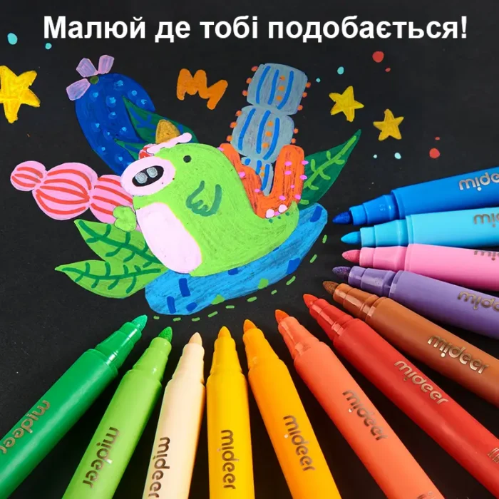 Універсальні маркери - 10 кольорів - Зображення 4