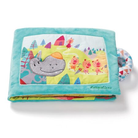 Розвиваюча м'яка книга Lilliputiens Вовк і три поросяти