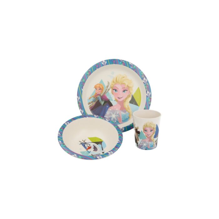 Набір посуду STOR BAMBOO 3 PCS SET WITH RIM FROZEN BEST OF DISNEY - Зображення 1
