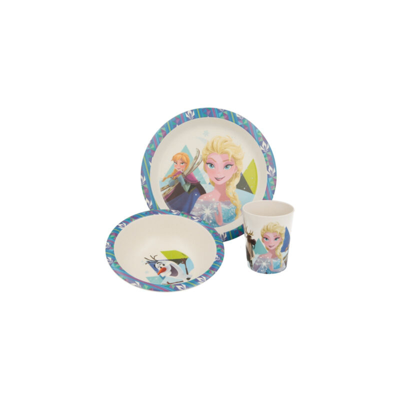Набір посуду STOR BAMBOO 3 PCS SET WITH RIM FROZEN BEST OF DISNEY