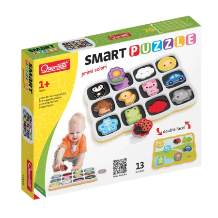 Игровой набор серии *Smart Puzzle* - ЦВЕТА (12 шт. + доска)