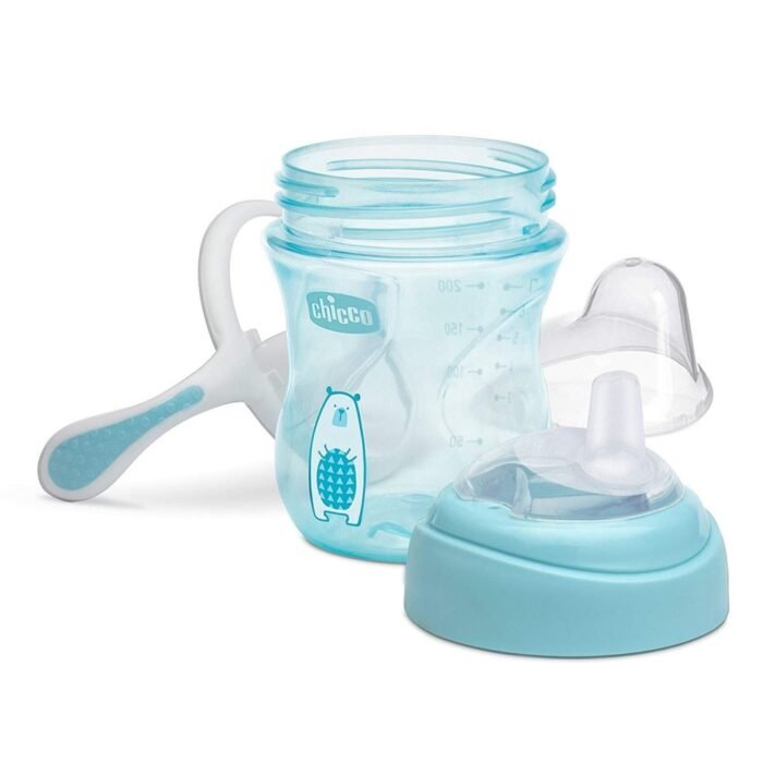 Чашка пластикова для пиття *Transition Cup* 200мл.  від 4 місяців (блакитна) - Зображення 2