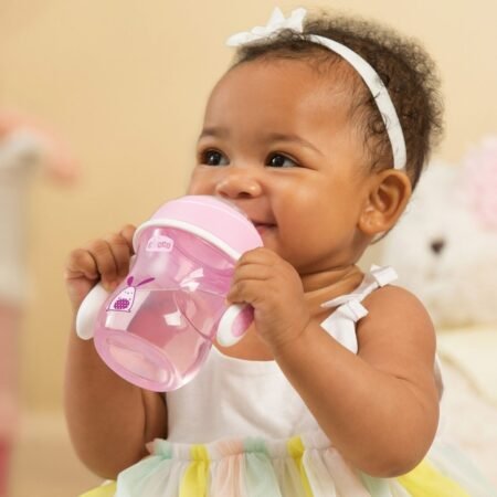 Чашка пластикова для пиття *Transition Cup* 200мл. від 4 місяців (рожева) - Зображення 2