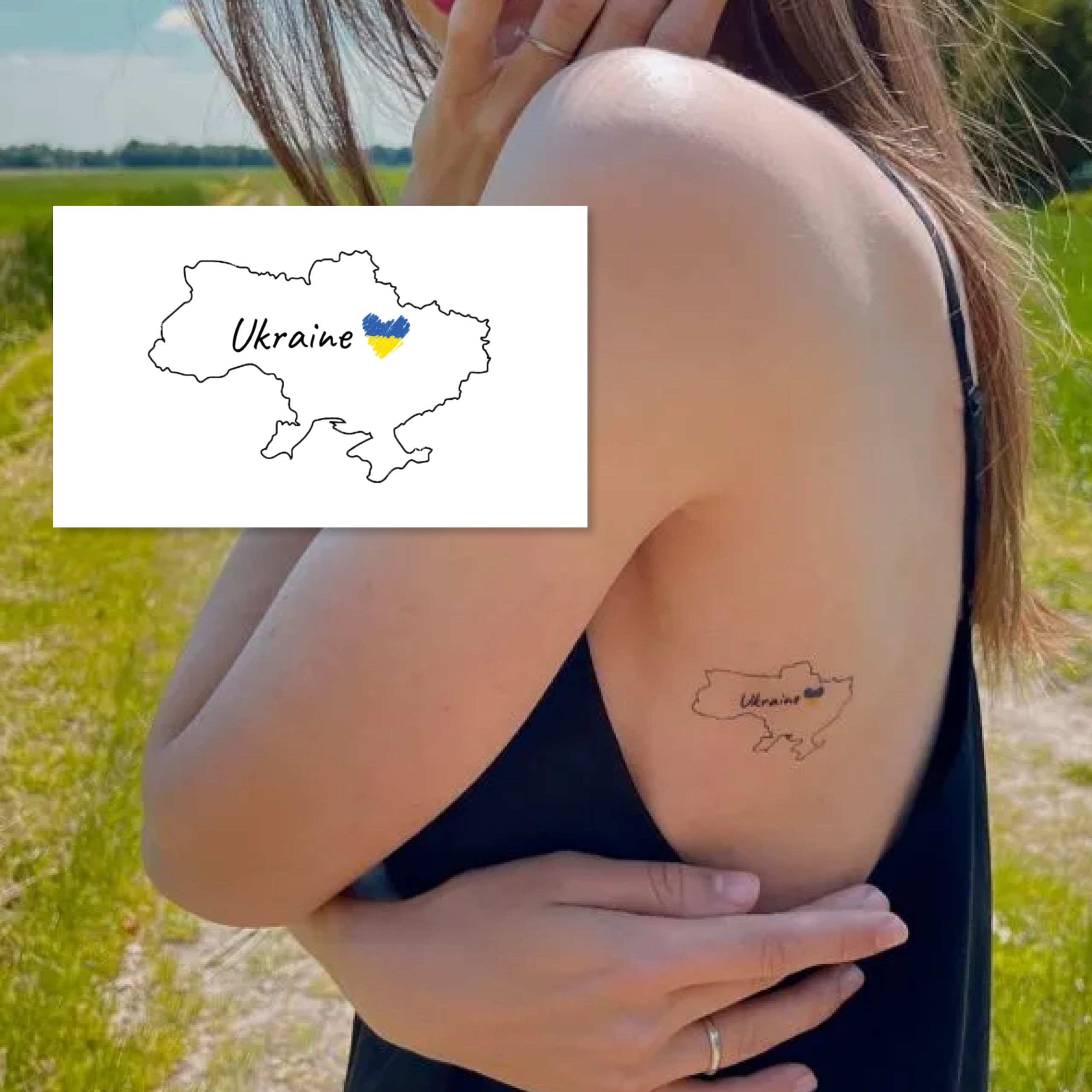 Дитячі тимчасові татуювання 1630 *Батьківщина* - Зображення 2