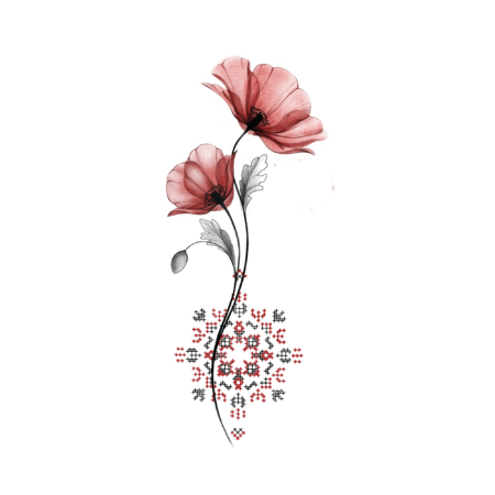 Дитячі тимчасові татуювання *Квітка нації*