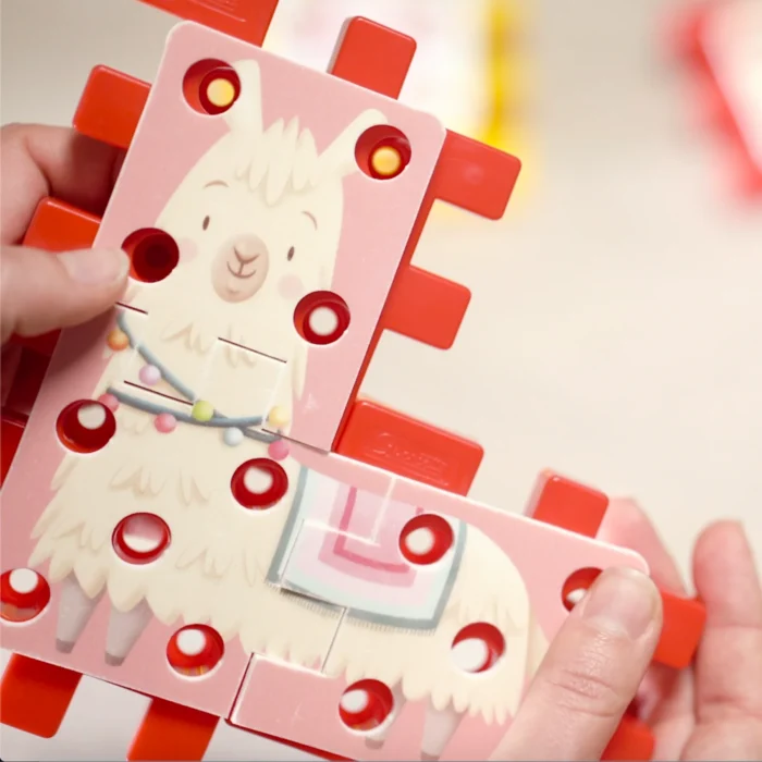 Игровой набор - ВЕСЕЛАЯ ШНУРОВКА (пазлы, мягкие доски, нитки) - Зображення 5