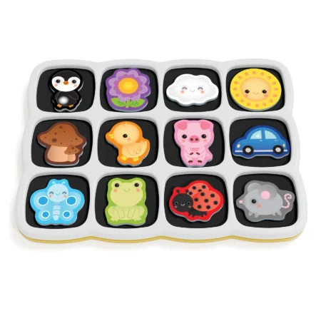 Игровой набор серии *Smart Puzzle* - ЦВЕТА (12 шт. + доска) - Зображення 3