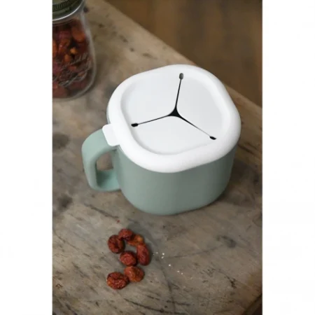 Чашка силіконова для снеків і напоїв Pick 'n' Snack Beaba - оливковий - Зображення 2