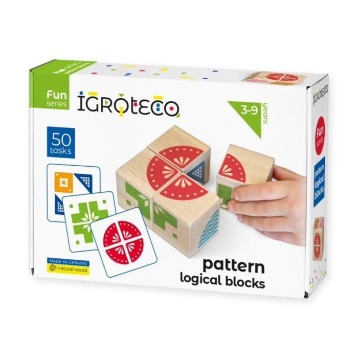 30967344291942 Логічні кубики Склади візерунок - Зображення 1