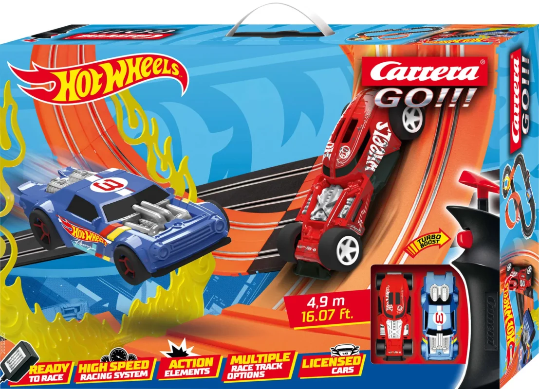Іграшковий автотрек Carrera Hot Wheels 4,9м