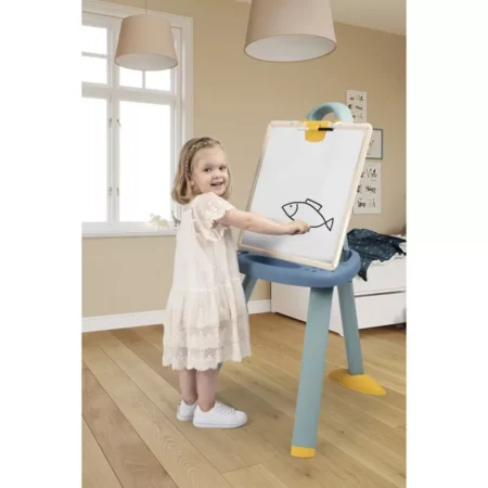 Мольберт зі з'ємною дошкою та 7 аксес., синьо-бежевий, 3+ - Зображення 3