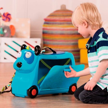 Детский чемодан-каталка для путешествий - ПЕСИК-ТУРИСТ - Зображення 4