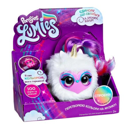 Игровой набор с интерактивным единорогом POMSIES LUMIES - ДЭЙЗИ