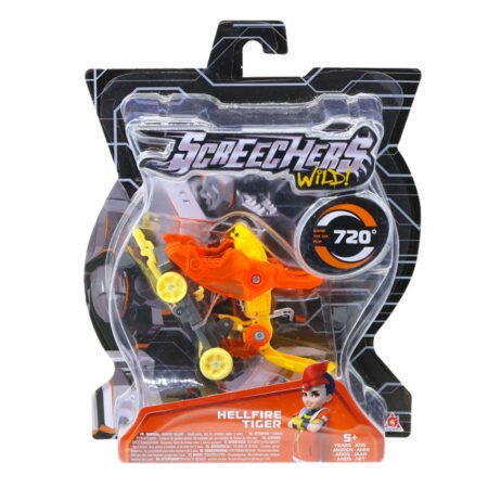 Машинка-трансформер SCREECHERS WILD! S4 L0 - ХЕЛФАЕР ТАЙГЕР