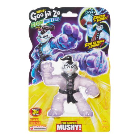 Герої Гуджитсу. Іграшка, що розтягується Бенгал (Глоу Шіфтерс). ТМ *GooJitZu*