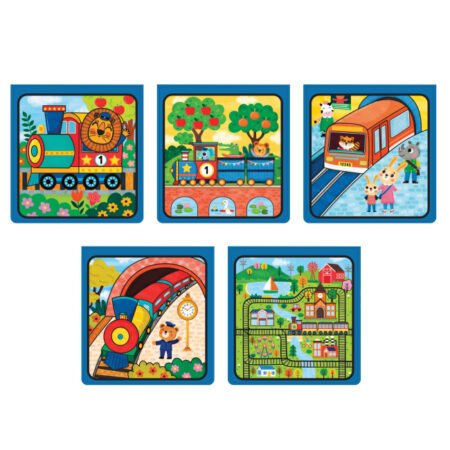 Водні розмальовки *Магічні перетворення* Залізниця - Зображення 3