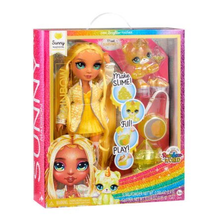 Игровой набор с куклой RAINBOW HIGH серии *Classic* - САННИ (со слаймом)