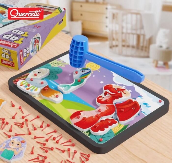 Игровой набор серии *Стук-стук* - ЖИВОТНЫЕ (карточки, колышки, игрушк. молоток) - Зображення 5