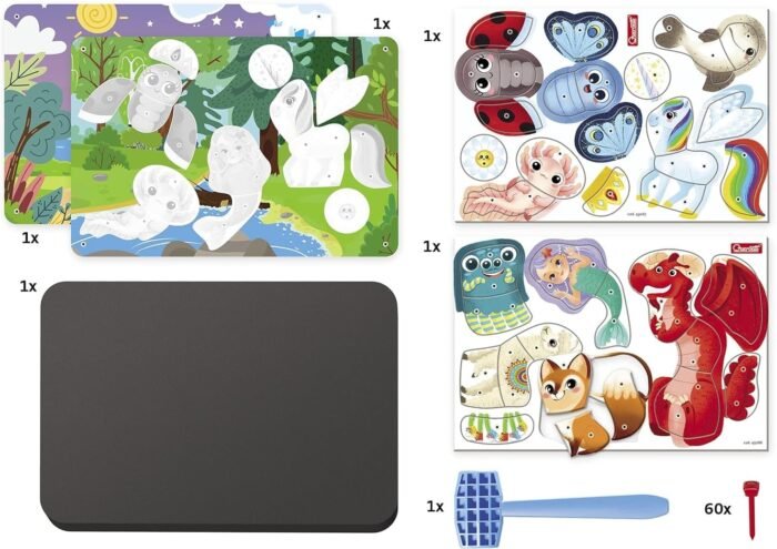 Игровой набор серии *Стук-стук* - ЖИВОТНЫЕ (карточки, колышки, игрушк. молоток) - Зображення 2