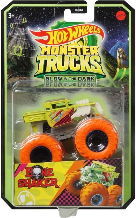 Базова машинка-позашляховик 1:64 *Сяючі в темряві* серії *Monster Trucks* Hot Wheels - Зображення 4