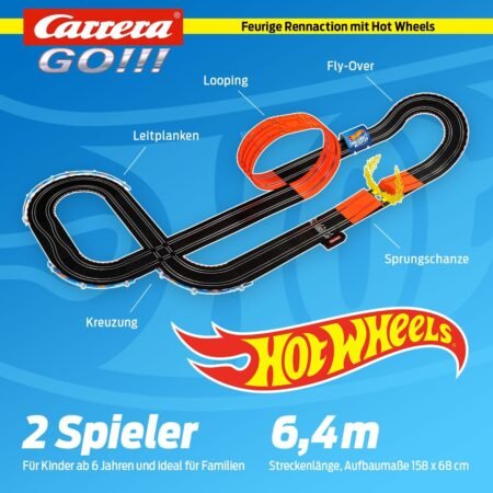Іграшковий автотрек Carrera Hot Wheels 6,4м - Зображення 5