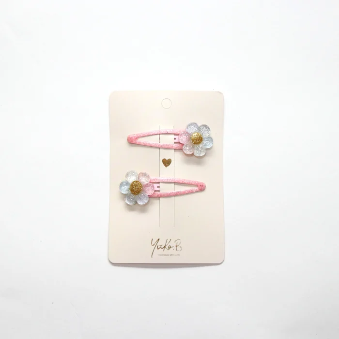 Barrette_Daisies Набір дитячих заколок для волосся Daisies - Зображення 1