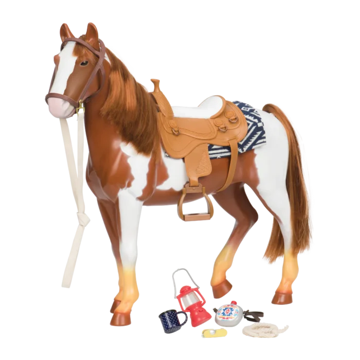 Ігрова фігура Our Generation Лоша породи Пінто Пасo 26 см - Зображення 4