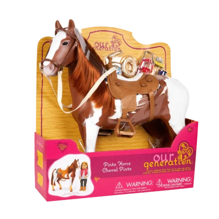 Ігрова фігура Our Generation Лоша породи Пінто Пасo 26 см