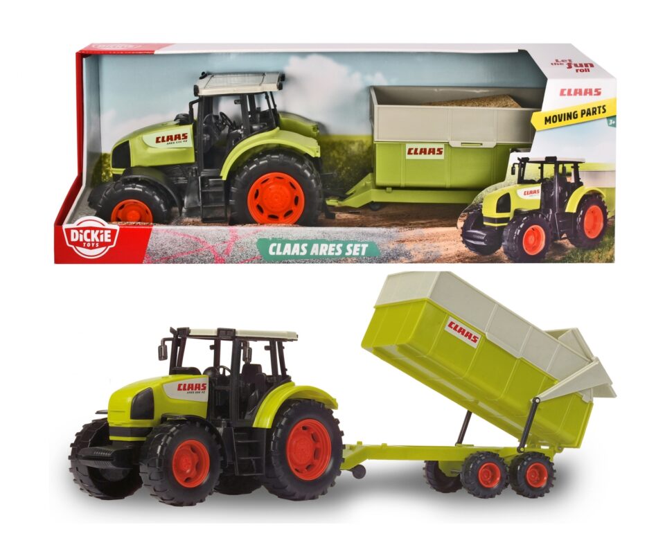 Трактор *CLAAS* з причепом, 57 см, 3+