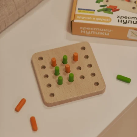 Дерев'яна гра *Хрестики-нулики* - Зображення 2
