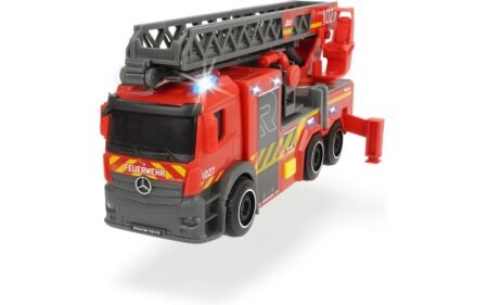Пожежна машина *Мерседес* з телескопічною драбиною, зі звук. та світл. еф., довж., 23 см, 3+ - Зображення 4