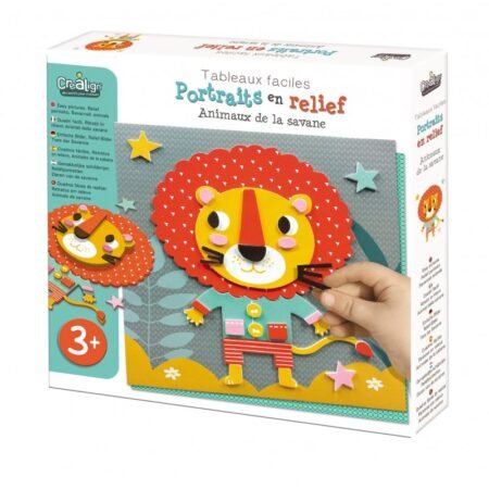 М'які рельєфні картини CREALIGN Тварини савани