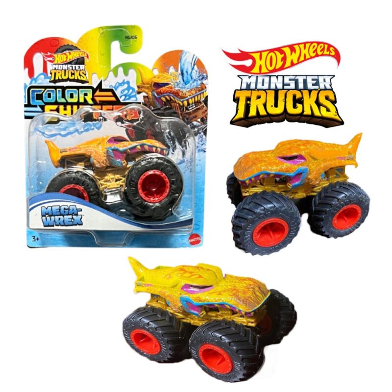 Машинка-позашляховик *Зміни колір* серії *Monster Trucks* Hot Wheels