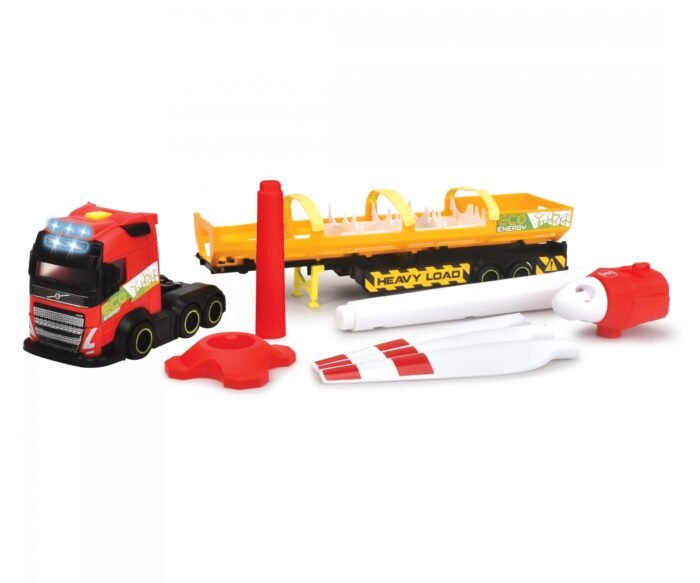 Вантажівка Вольво *Перевезення вітрогенератора* зі звук. та світл. ефектами, 40 см, 3+ - Зображення 3