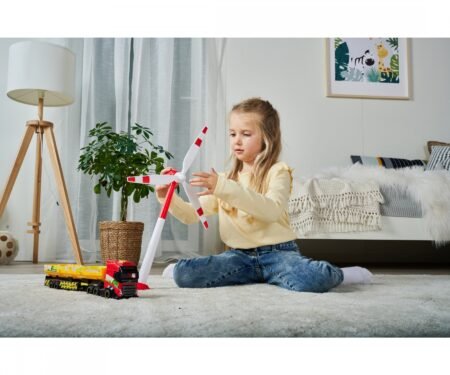 Вантажівка Вольво *Перевезення вітрогенератора* зі звук. та світл. ефектами, 40 см, 3+ - Зображення 9